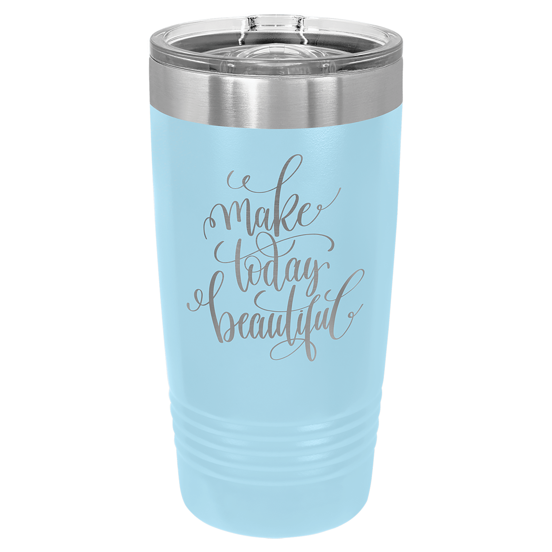 Polar Camel 20 oz. Black Vacuum Insulated Travel Mug with Slider Lid