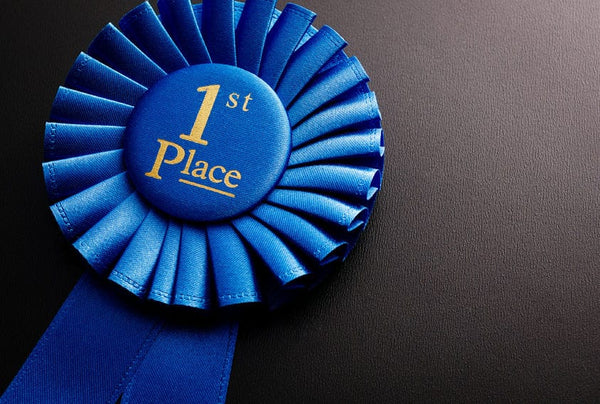A Custom First Place Ribbon for Your School - AndersonTrophy.com