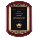 P4137 Series Rosewood Piano Finish Plaque