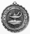 2MDC4 Diamond Cut Series Lamp of Knowledge Themed Medal