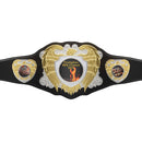 CAB15 Series Custom Championship Belt with gold eagle and black strap
