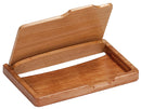 2 Tone Wood Business Card Holder