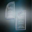 1SAS Blue Self Standing Wave Series Acrylic Award