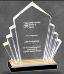 2AWI Gold Impress Reflection Series Acrylic Award