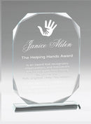 2CRY54X Crystal Plaque Award