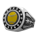 12 Stone Softball Championship Ring - AndersonTrophy.com