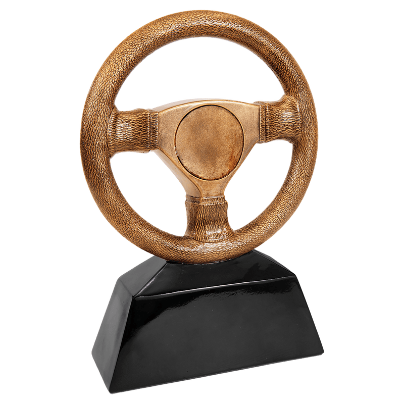 1CRS Series Steering Wheel Motorsport Resin Trophy - Anderson Trophy Co.