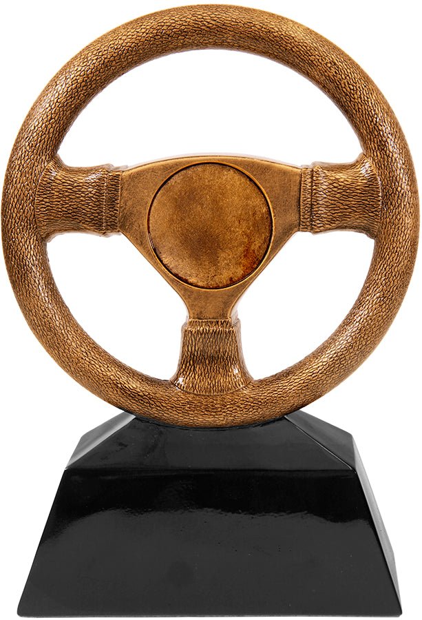 1CRS Series Steering Wheel Motorsport Resin Trophy - Anderson Trophy Co.