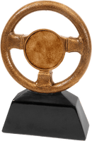 1CRS Series Steering Wheel Motorsport Resin Trophy - Anderson Trophy Co.