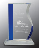 1CRY15X Wave Series Crystal Glass Award - Anderson Trophy Co.