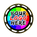 AA Round Star Series Customizable Insert Medal