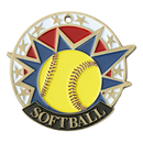 338 USA Sport Series Softball Themed Medal