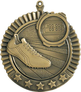 5 Star Series Track Themed Medals - Anderson Trophy Co.