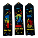 9B Black Series Stock Ribbons - Anderson Trophy Co.