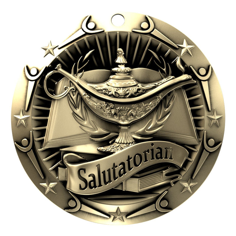 9WCM Series Salutatorian Themed Medal - AndersonTrophy.com