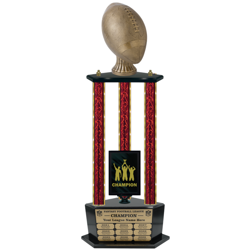 Premium Custom Perpetual Football Trophy - Type 3P003/P38B Series 3RA703AG