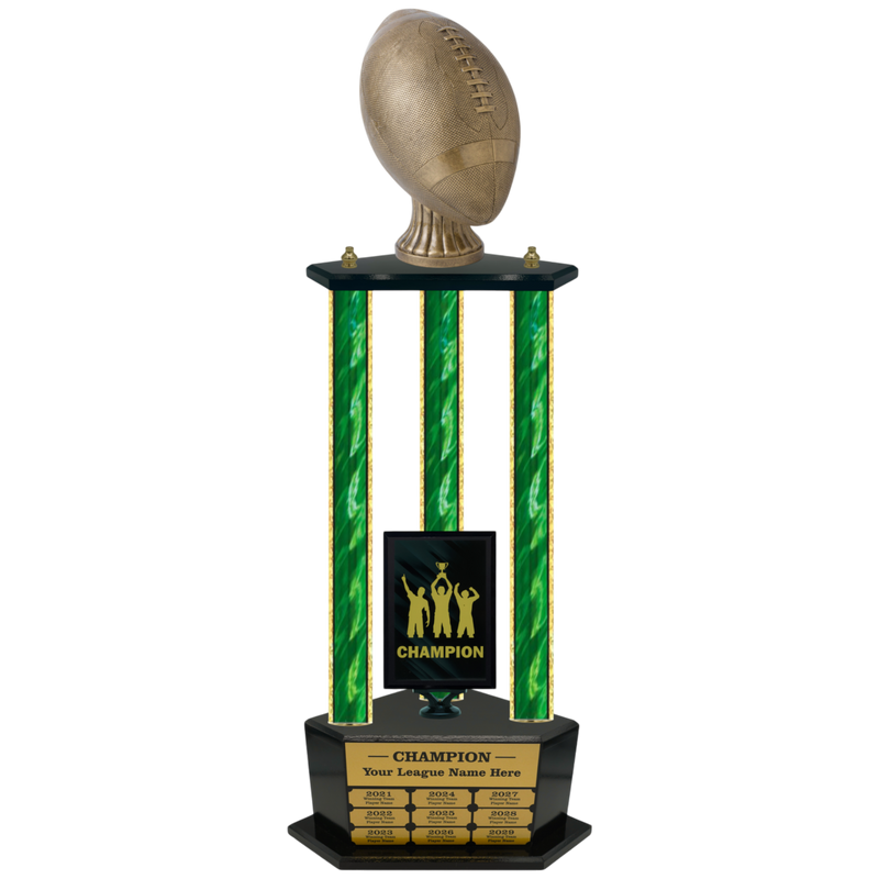 Premium Custom Perpetual Football Trophy - Type 3P003/P38B Series 3RA703AG