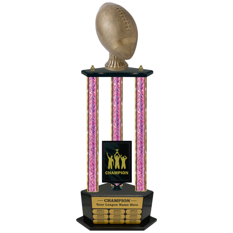 Premium Custom Perpetual Football Trophy - Type 3P003/P38B Series 3RA703AG