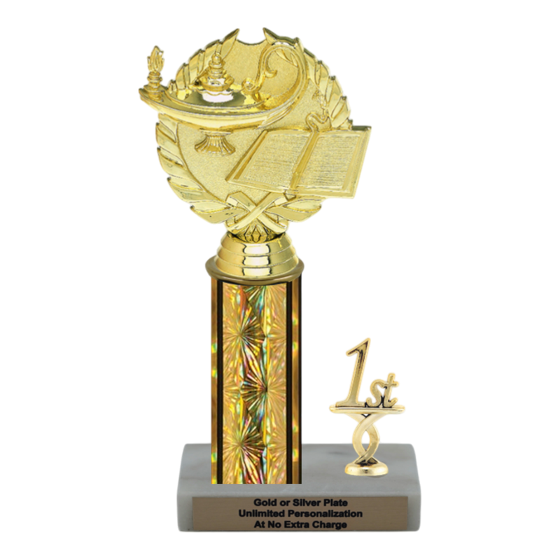 Custom Lamp of Knowledge Trophy - Type L Series 33033