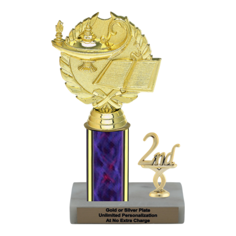 Custom Lamp of Knowledge Trophy - Type L Series 33033