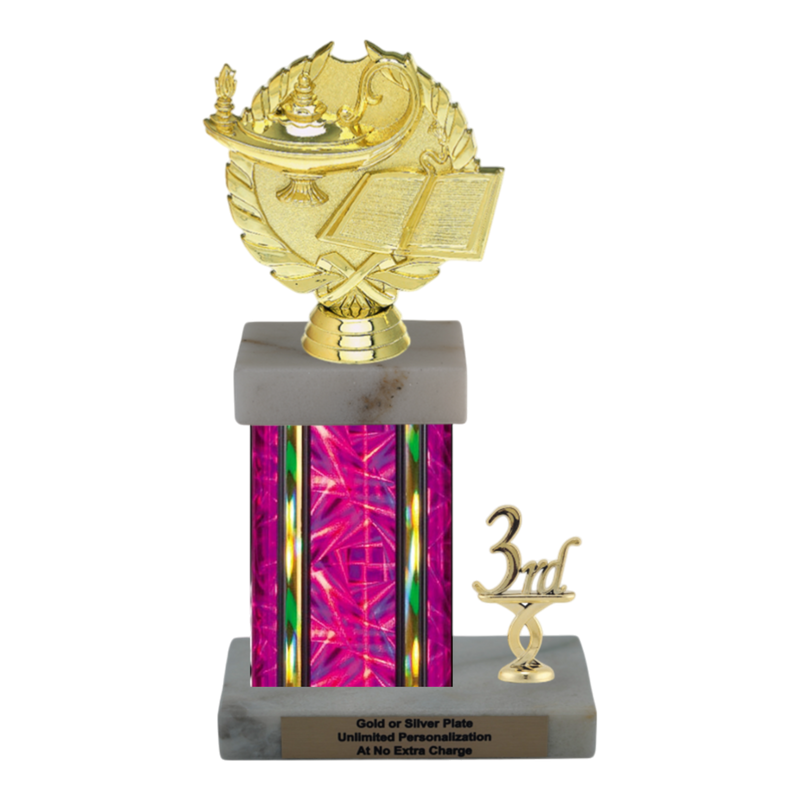 Custom Lamp of Knowledge Trophy - Type N Series 33033