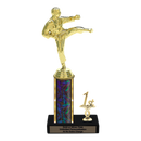 Custom Karate Kick Trophy - Type L Series 3623