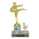 Custom Karate Kick Trophy - Type L Series 3623