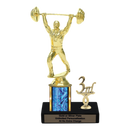 Custom Weightlifting Trophy - Type L Series 3633