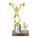 Custom Weightlifting Trophy - Type L Series 3633