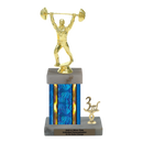 Custom Weightlifting Trophy - Type N Series 3633