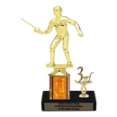Custom Fencing Trophy - Type L Series 2F2022