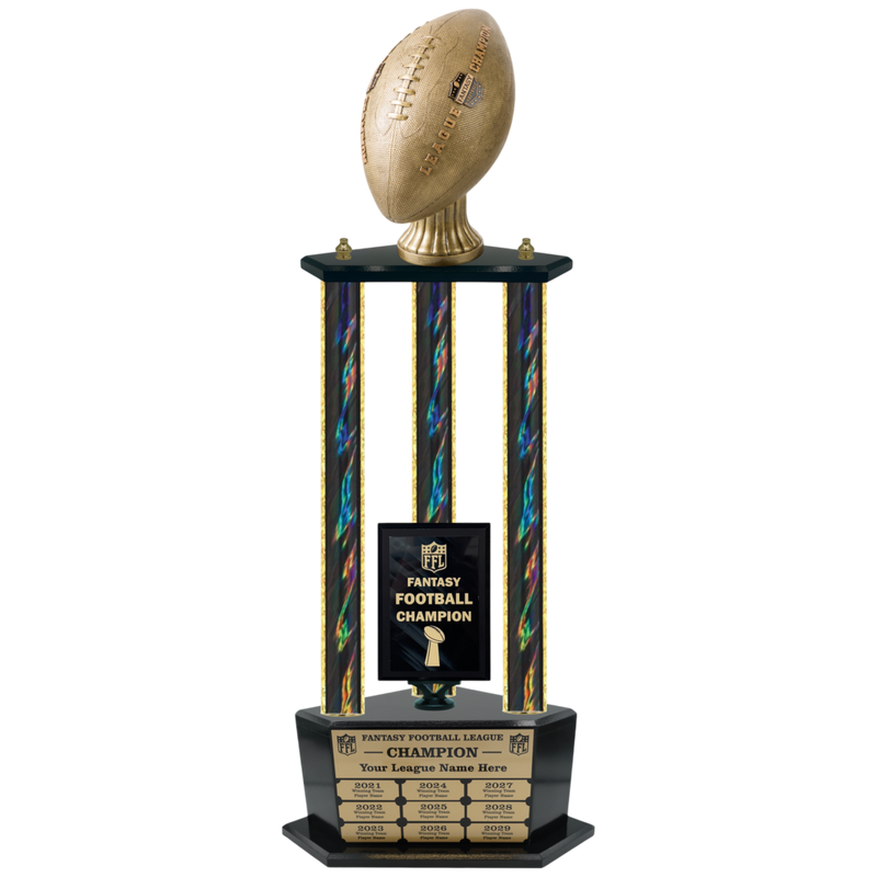 Premium Custom Perpetual Fantasy Football Trophy - Type 3P003/P38B Series 3RA705AG