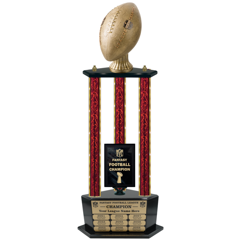 Premium Custom Perpetual Fantasy Football Trophy - Type 3P003/P38B Series 3RA705AG