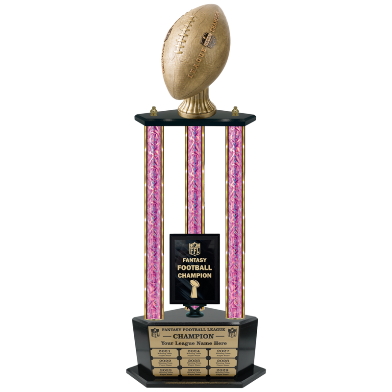 Premium Custom Perpetual Fantasy Football Trophy - Type 3P003/P38B Series 3RA705AG