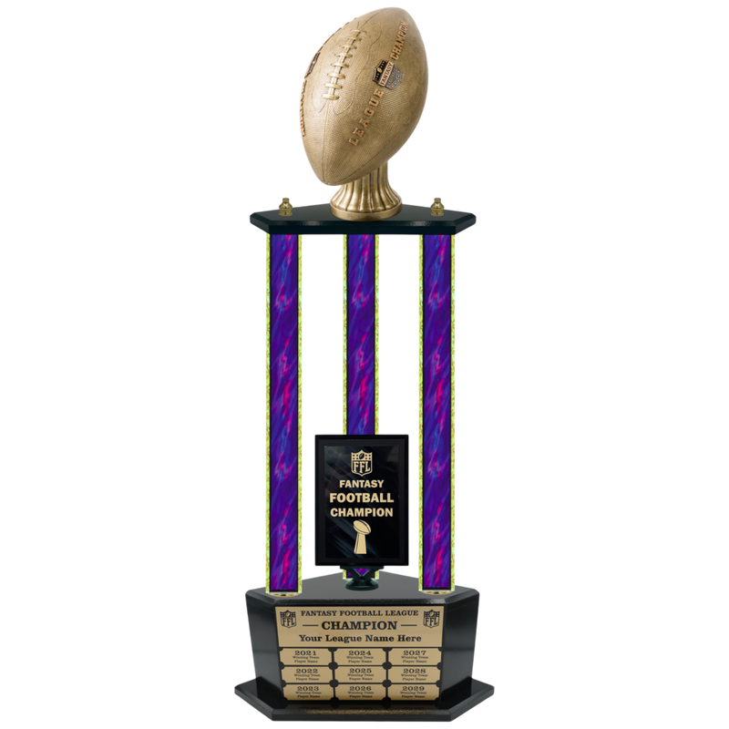 Premium Custom Perpetual Fantasy Football Trophy - Type 3P003/P38B Series 3RA705AG