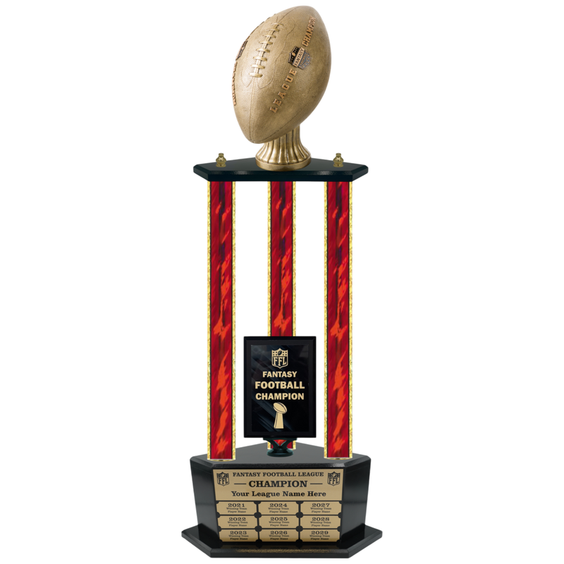 Premium Custom Perpetual Fantasy Football Trophy - Type 3P003/P38B Series 3RA705AG