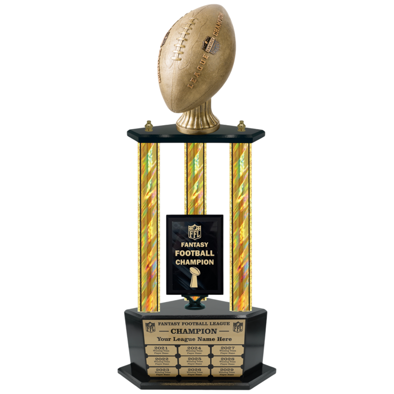 Premium Custom Perpetual Fantasy Football Trophy - Type 3P003/P38B Series 3RA705AG