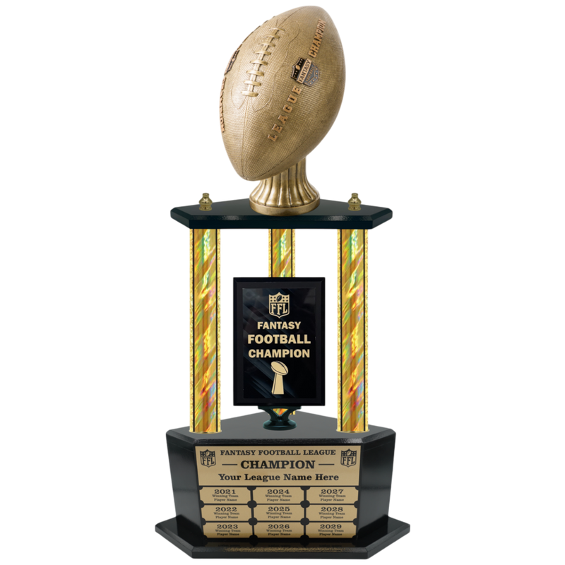 Premium Custom Perpetual Fantasy Football Trophy - Type 3P003/P38B Series 3RA705AG