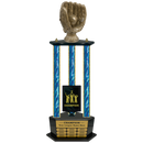 Premium Custom Perpetual Baseball Trophy - Type 3P003/P38B Series 3RA704AG