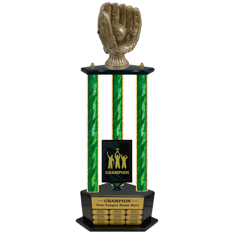 Premium Custom Perpetual Baseball Trophy - Type 3P003/P38B Series 3RA704AG