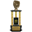 Premium Custom Perpetual Baseball Trophy - Type 3P003/P38B Series 3RA704AG