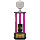 Premium Custom Perpetual Volleyball Trophy - Type 3P003/P38B Series 2RG3217