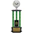 Premium Custom Perpetual Soccer Trophy - Type 3P003/P38B Series 2RG3213