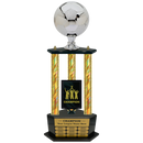 Premium Custom Perpetual Soccer Trophy - Type 3P003/P38B Series 2RG3213