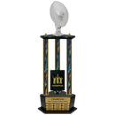Premium Custom Perpetual Football Trophy