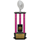 Premium Custom Perpetual Football Trophy
