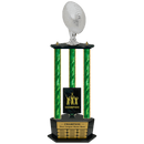 Premium Custom Perpetual Football Trophy
