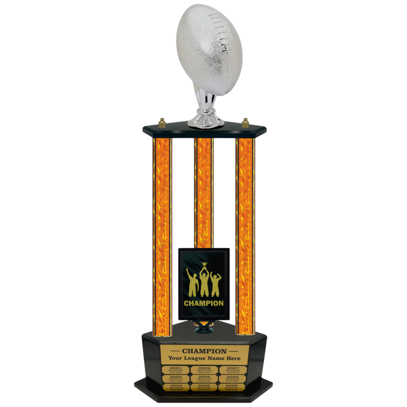 Premium Custom Perpetual Football Trophy - Type 3P003/P38B Series 2RG3206