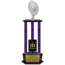 Premium Custom Perpetual Football Trophy
