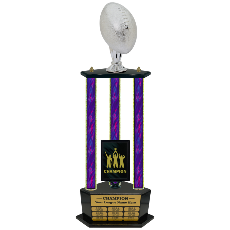 Premium Custom Perpetual Football Trophy - Type 3P003/P38B Series 2RG3206